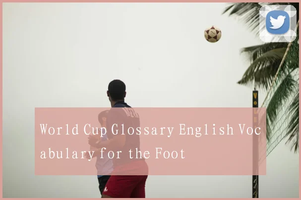 World Cup Glossary English Vocabulary for the Foot